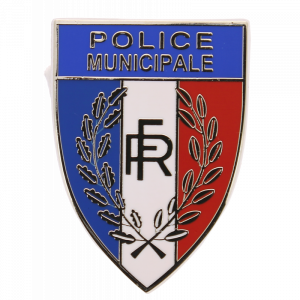 INSIGNE CMETAL POUR CALOT POLICE MUNICIPALE