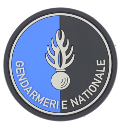 Ecusson gendarmerie nationale gomme