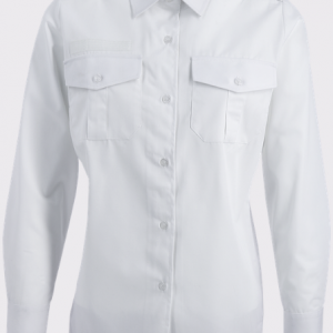 Chemise pattes épaules 2 poches ML col fermé FEMME